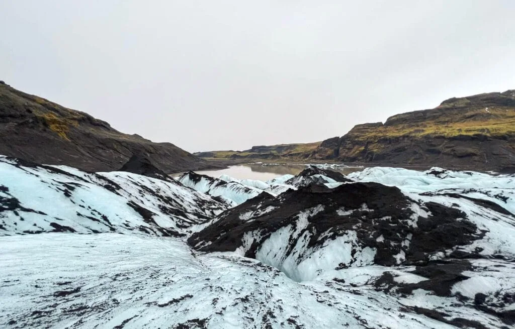 The views from the top of the glacier