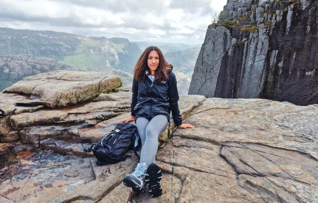 What I wore while hiking Preikestolen