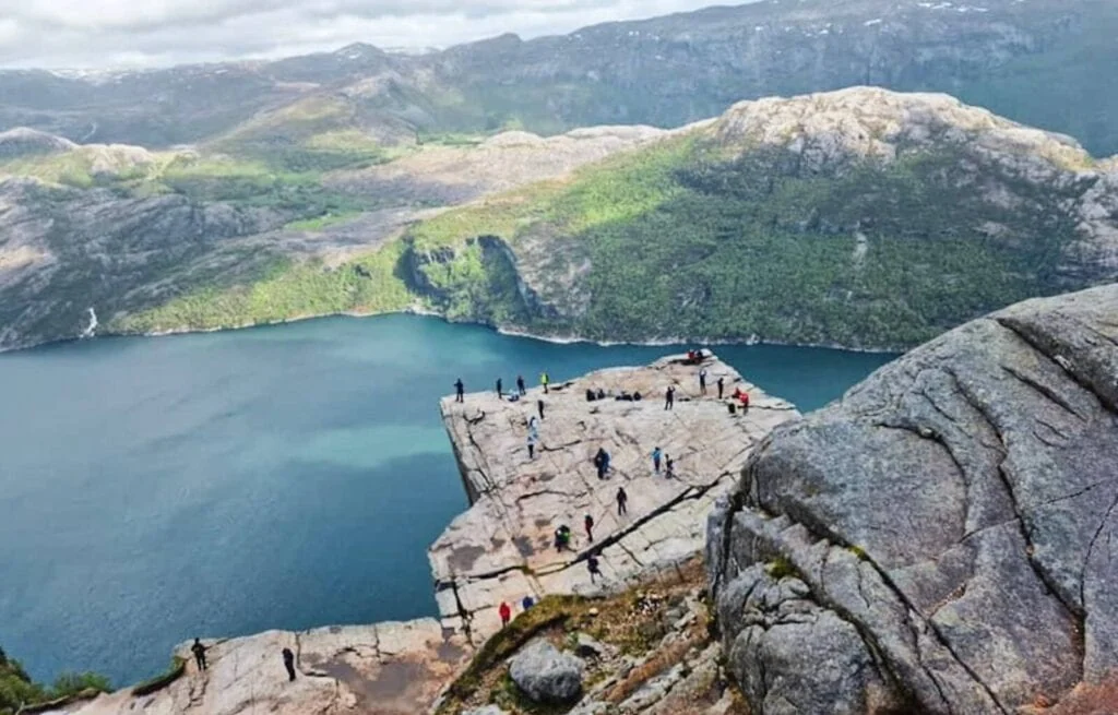 The famous Preikestolen is one of the best hikes near Stavanger