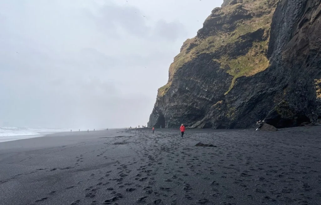 The beach was pretty empty in December