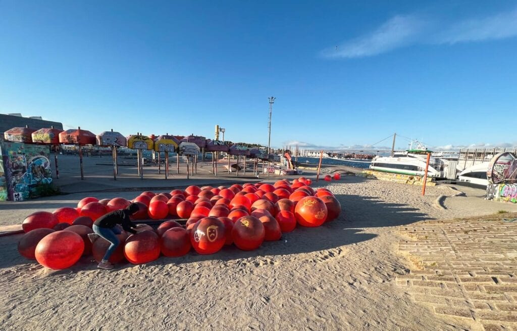 The playground in Stavanger, Norway
