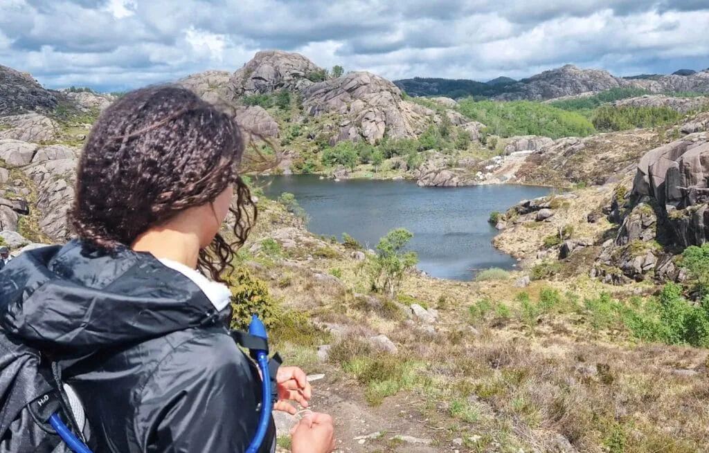 Views over the landscapes in the geopark