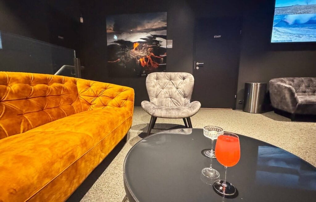 The Premium Lounge at the Lava Show