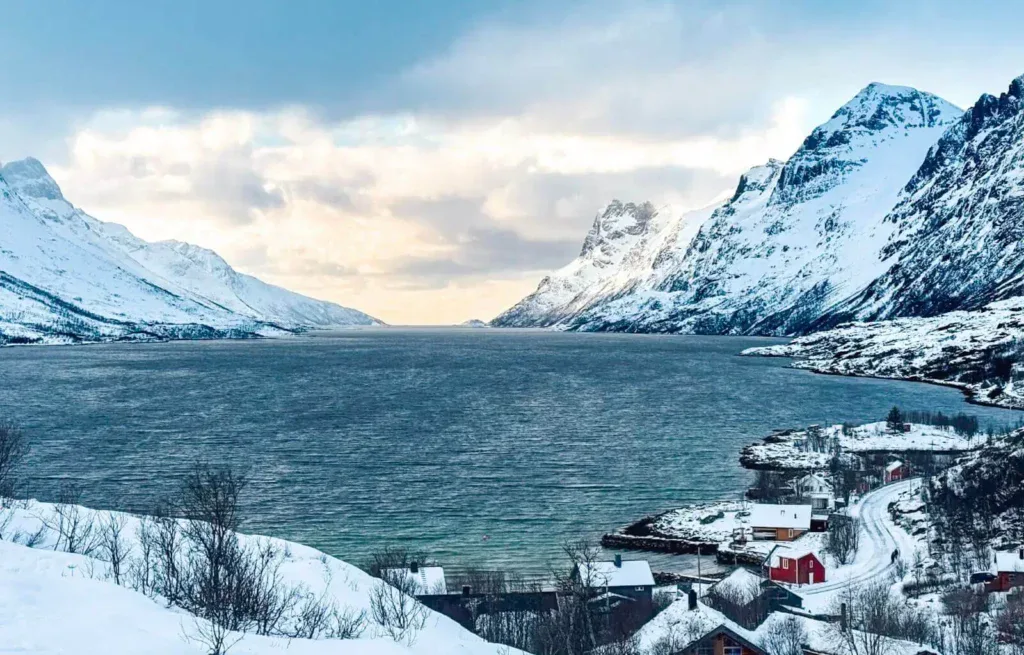 Views across the fjords near Tromso