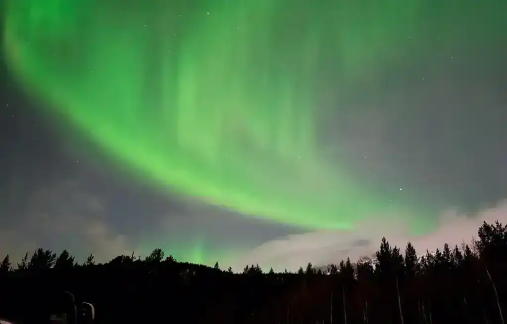 The northern lights in Tromso on our northern lights tour