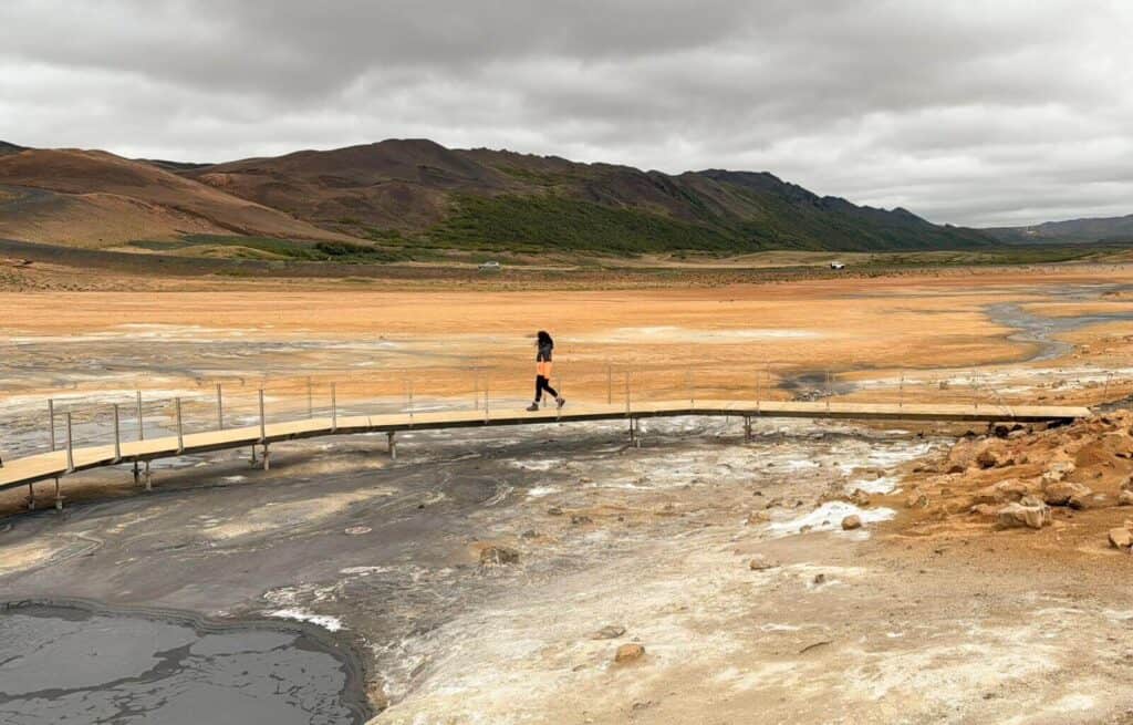 The beautiful Hverir Geothermal Area