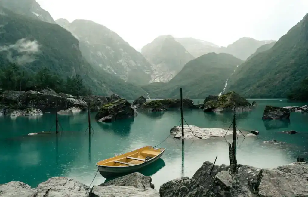 Views from the incredible Bondhusvatnet Glacier Lake in Norway