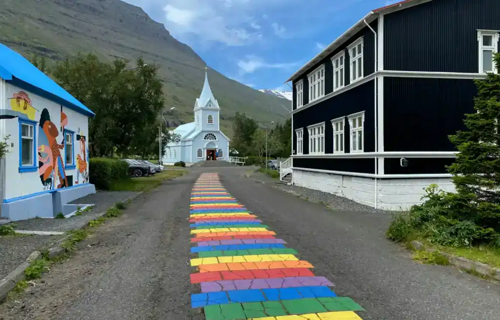 The pretty town of Seydisfjordur