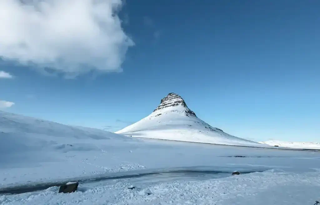 Snaefellsnes Peninsula Iceland in winter