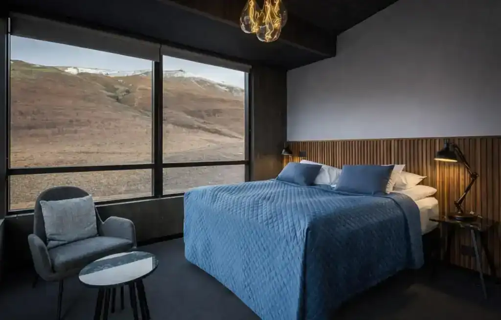 A beautiful room at Fosshotel Glacier Lagoon