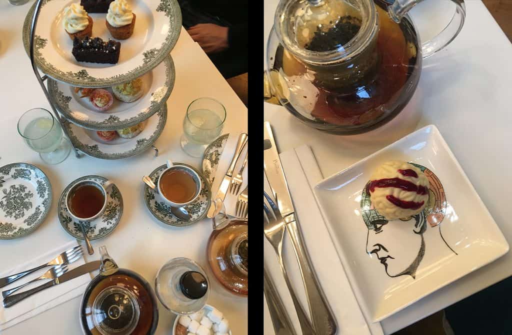 Themed afternoon tea at the Wellcome Collection