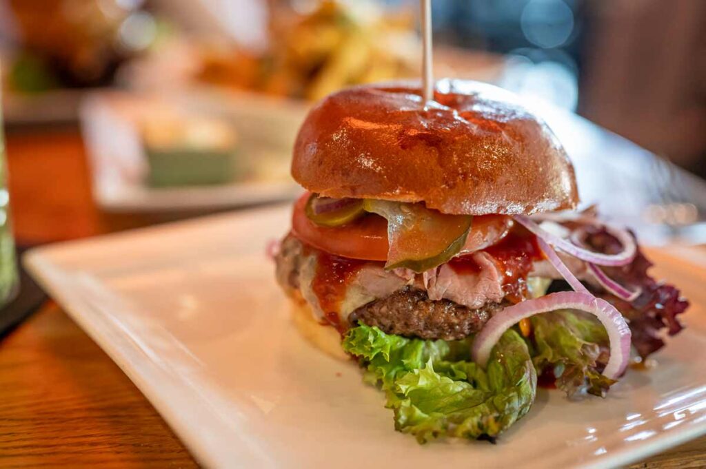 Der beste Burger Münsters beim Hochstapler am Hafen