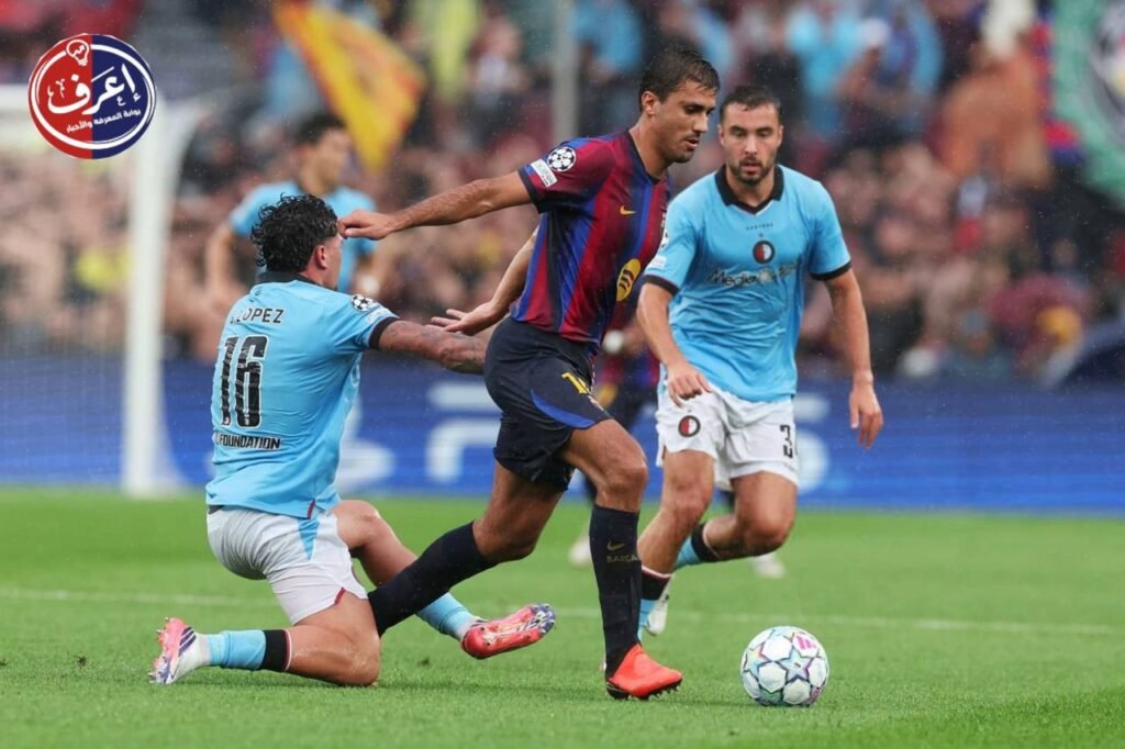 رافينيا يضع برشلونة في المقدمة مبكرًا