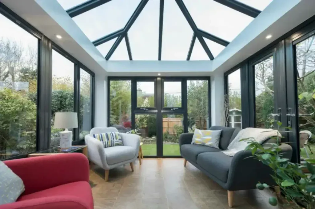 glass roof conservatory