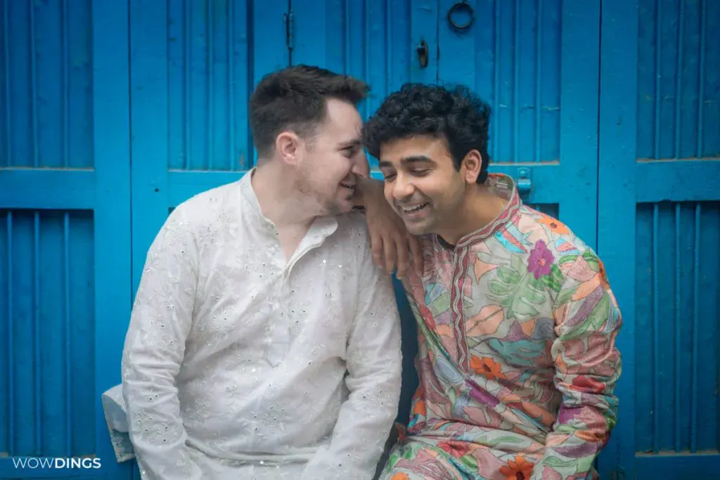 Same-sex couple photography in Kolkata by female wedding photographer