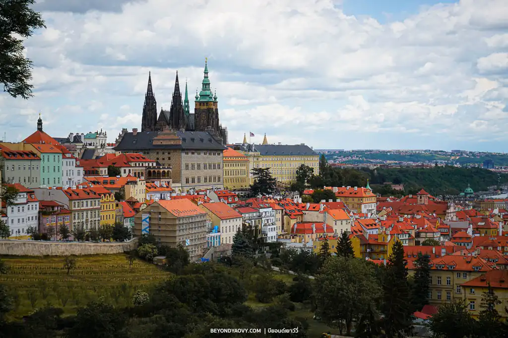 Rich results on Google's SERP when searching for ‘วางแผนเที่ยวปราก (Prague)’, ‘เรื่องน่ารู้ก่อนไปเที่ยวปราก’, ‘การเดินทางในปราก’, ‘ที่เที่ยวในปราก’, ‘ที่เที่ยว Prague’, ‘เที่ยวปรากด้วยตัวเอง’, ‘แพลนเที่ยวปราก’, and ‘เที่ยวเช็กเกีย’