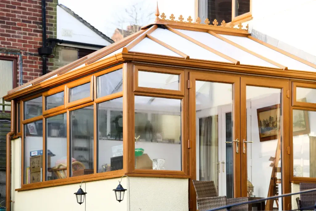 golden oak conservatory