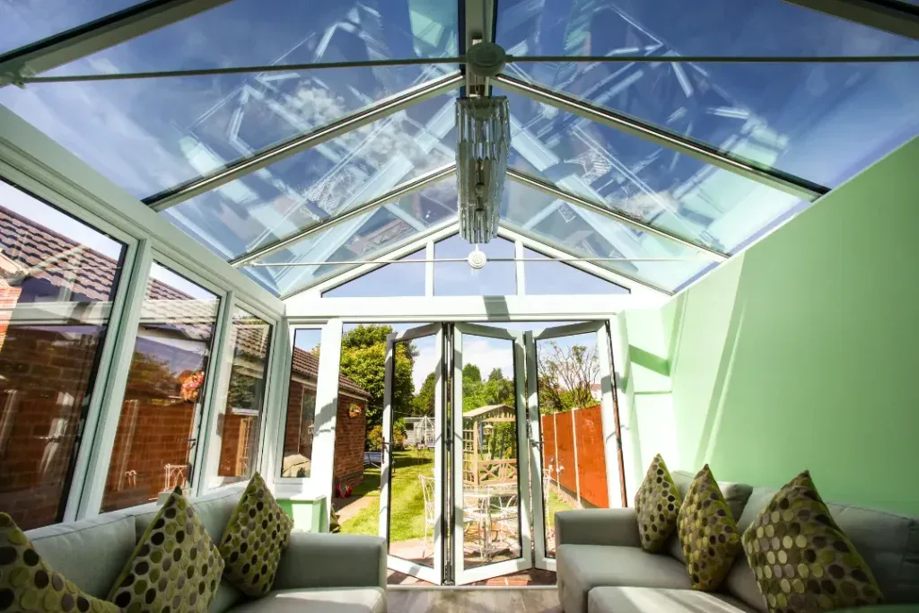 glass roof conservatory
