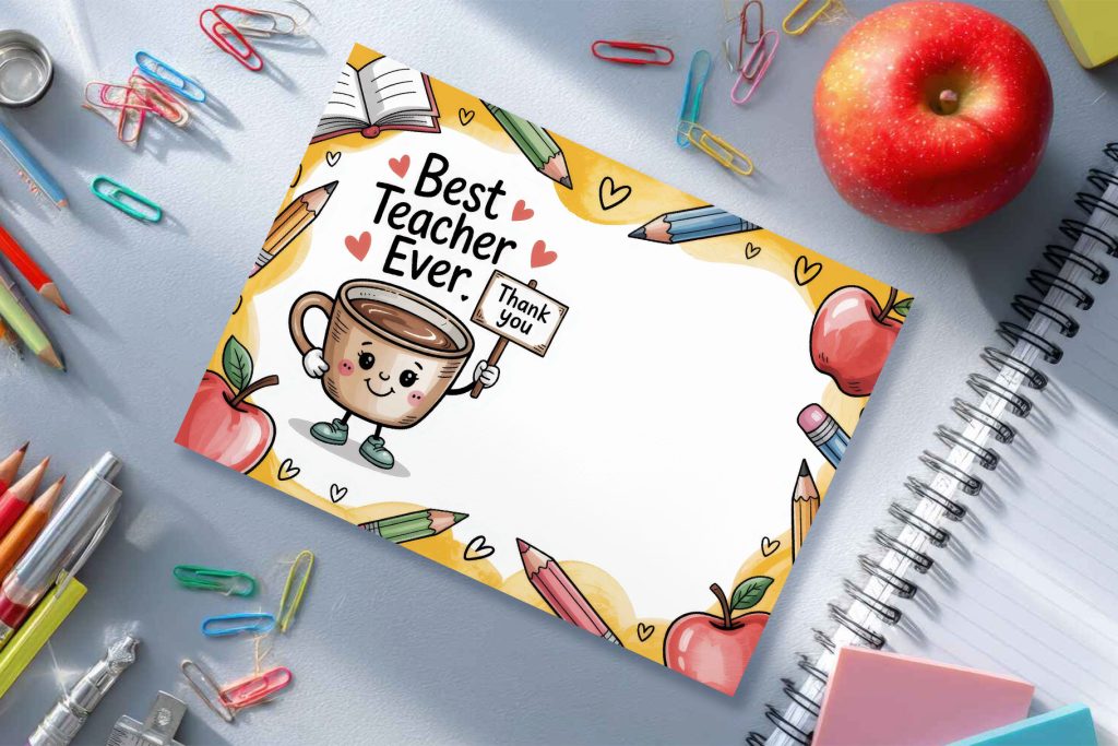 Free Teacher Appreciation Cards Preview 3