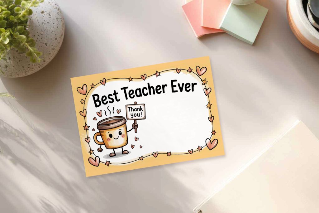 Free Teacher Appreciation Cards Preview 7