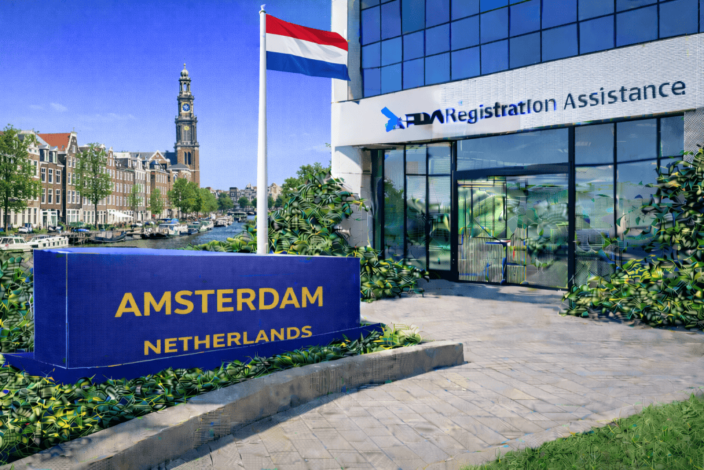 FDA registration and consulting for Amsterdam, Netherlands food, supplement, cosmetic, pharmaceutical and medical device exporters