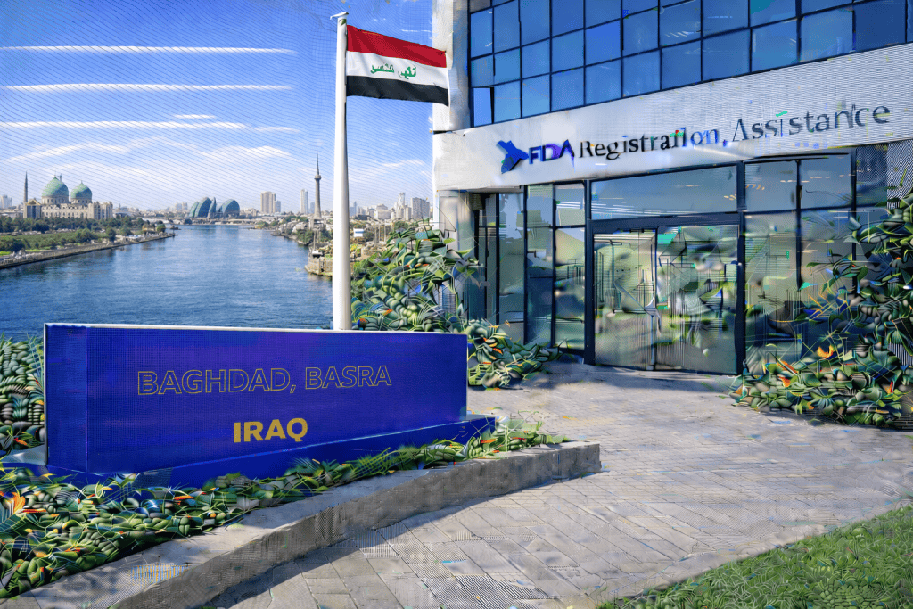 FDA registration and consulting for Baghdad and Basra, Iraq food, supplement, cosmetic, pharmaceutical and medical device exporters