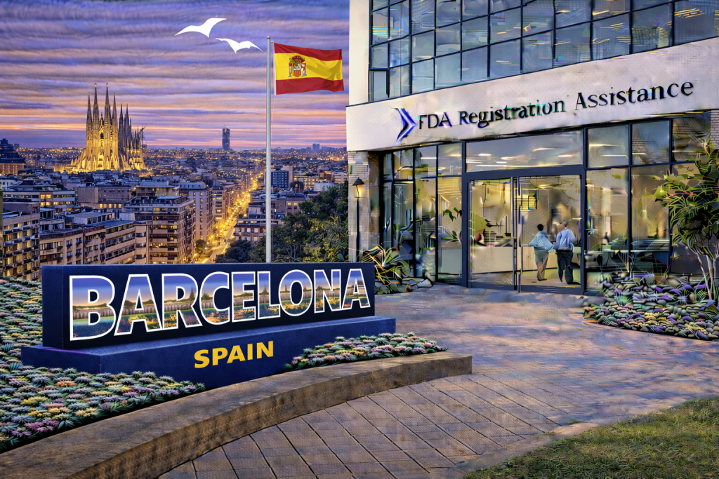 FDA registration and consulting for Barcelona, Spain food, supplement, cosmetic, pharmaceutical and medical device exporters