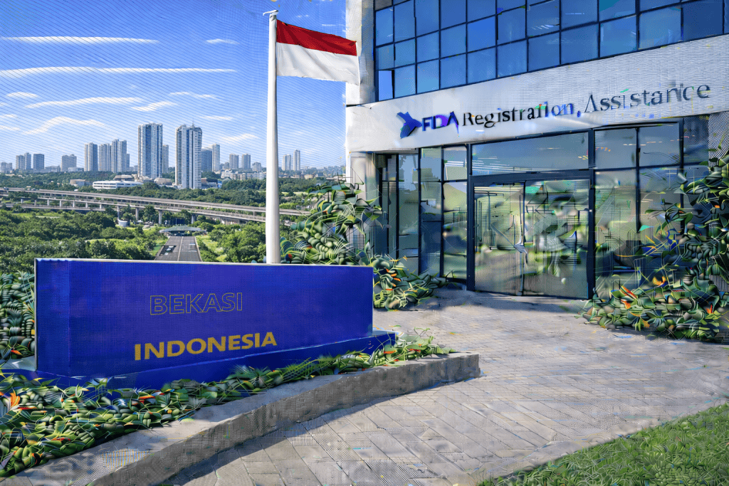 FDA registration and consulting for Bekasi, Indonesia food, supplement, cosmetic, pharmaceutical and medical device exporters