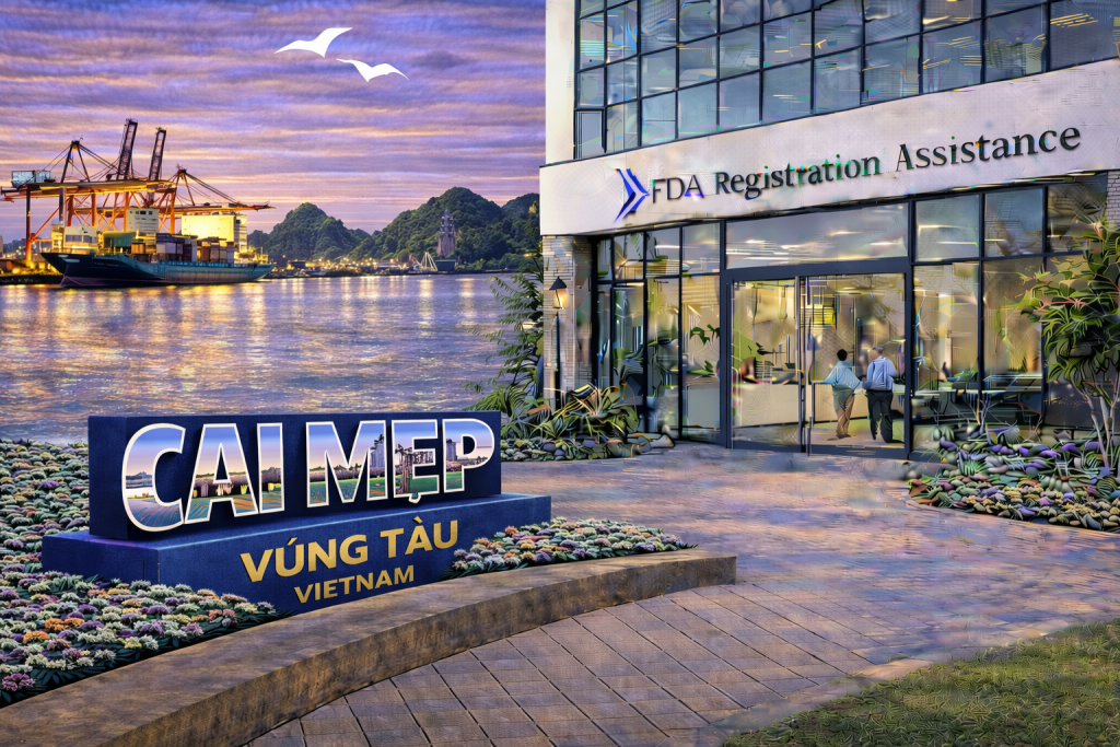 FDA registration and consulting for Cai Mep Vung Tau, Vietnam food, supplement, cosmetic, pharmaceutical and medical device exporters