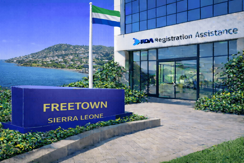 FDA registration and consulting for Freetown, Sierra Leone food, supplement, cosmetic, pharmaceutical and medical device exporters