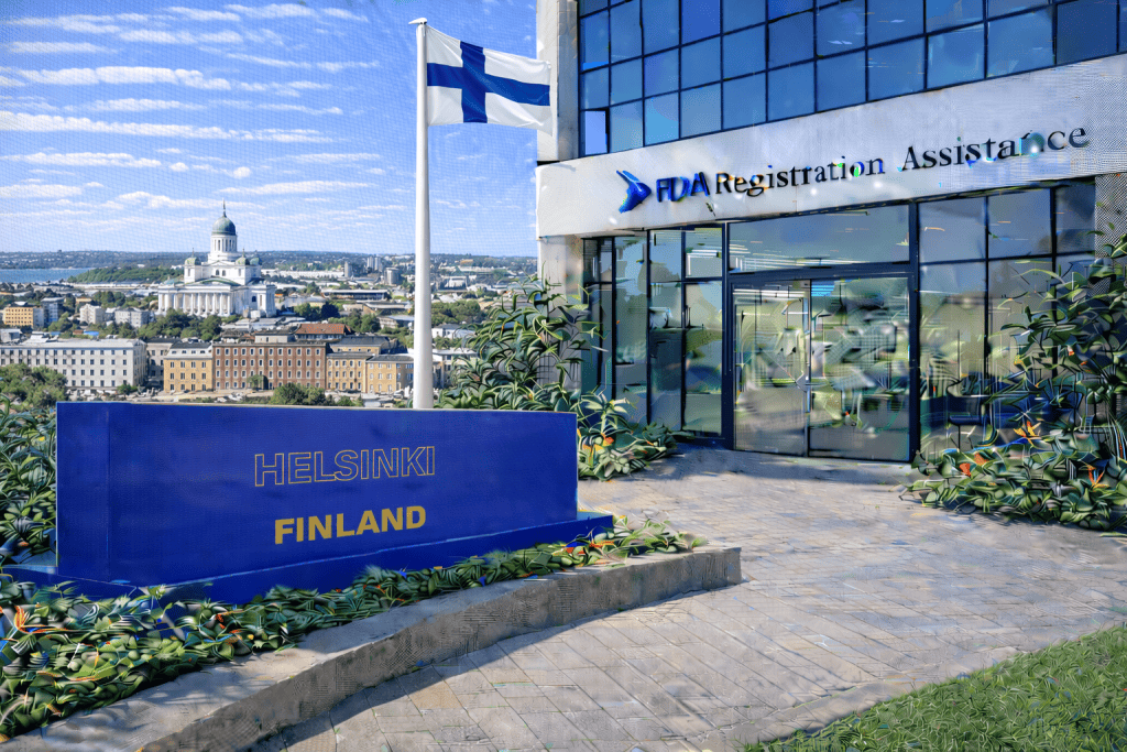 FDA registration and consulting for Helsinki, Finland food, supplement, cosmetic, pharmaceutical and medical device exporters