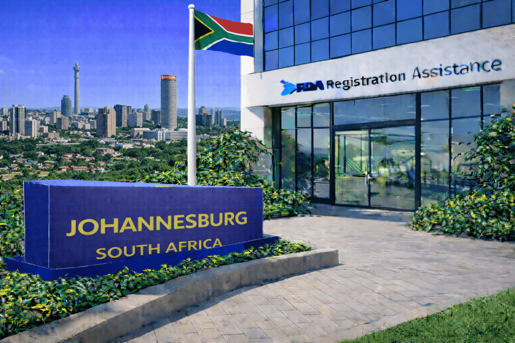 FDA registration and consulting for Johannesburg, South Africa food, supplement, cosmetic, pharmaceutical and medical device exporters