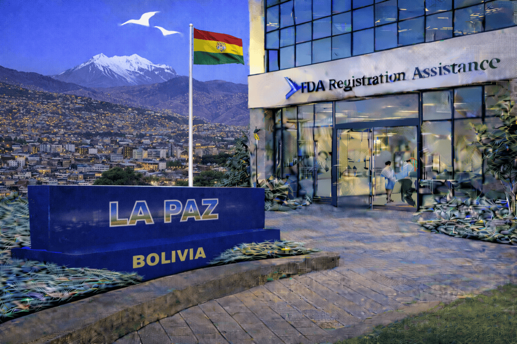 FDA registration and consulting for La Paz, Bolivia food, supplement, cosmetic, pharmaceutical and medical device exporters