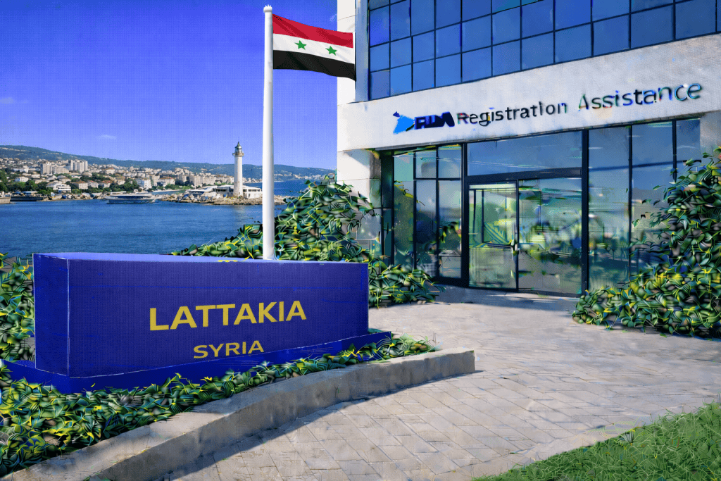 FDA registration and consulting for Latakia, Syria food, supplement, cosmetic, pharmaceutical and medical device exporters