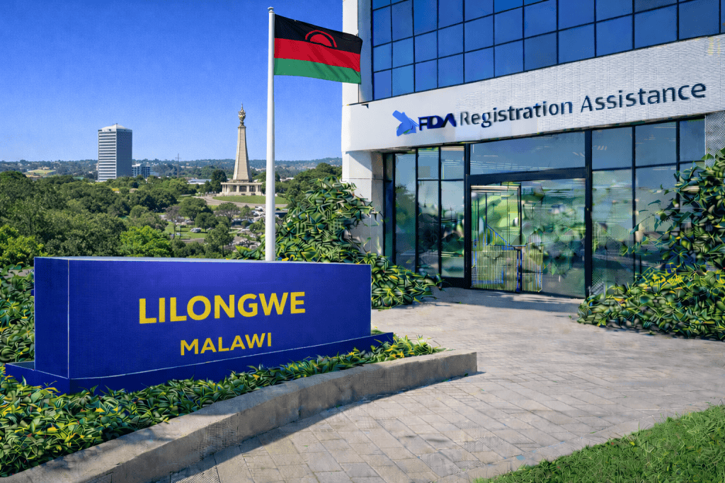 FDA registration and consulting for Lilongwe, Malawi food, supplement, cosmetic, pharmaceutical and medical device exporters