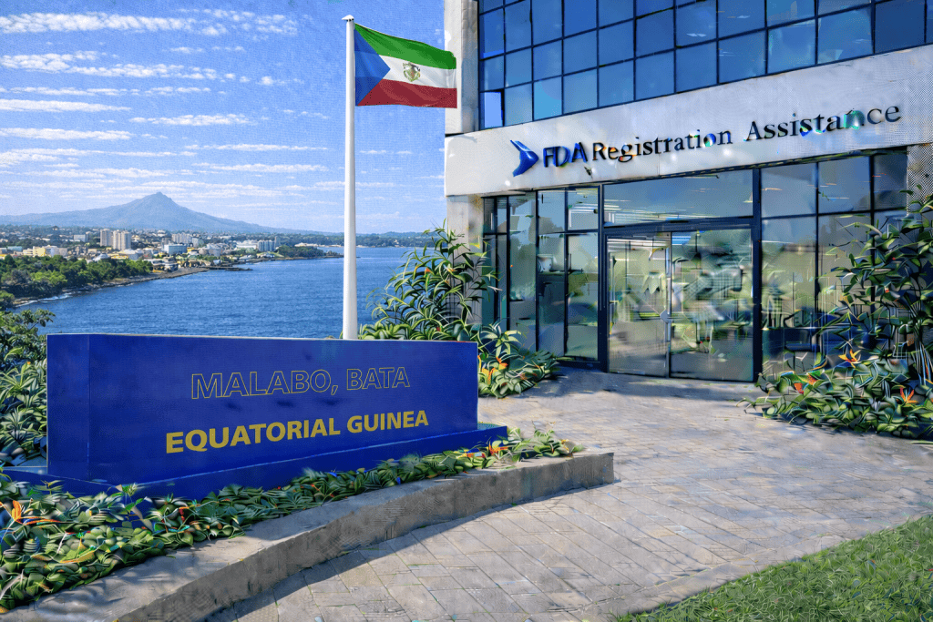 FDA registration and consulting for Malabo and Bata, Equatorial Guinea food, supplement, cosmetic, pharmaceutical and medical device exporters