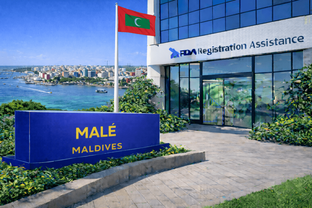 FDA registration and consulting for Malé, Maldives food, supplement, cosmetic, pharmaceutical and medical device exporters