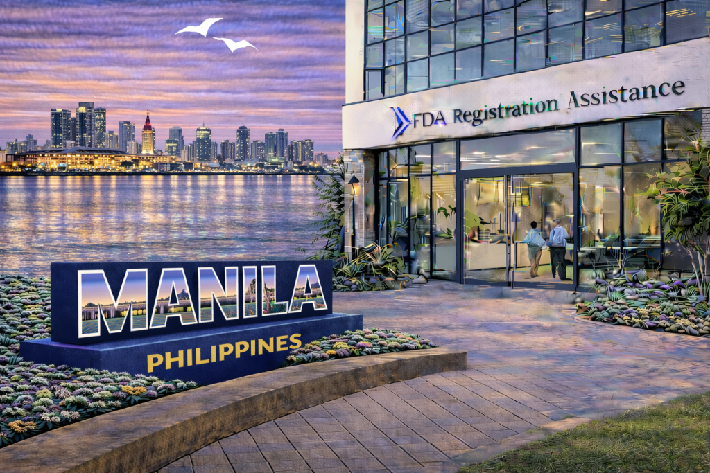 FDA registration and consulting for Manila, Philippines food, supplement, cosmetic, pharmaceutical and medical device exporters