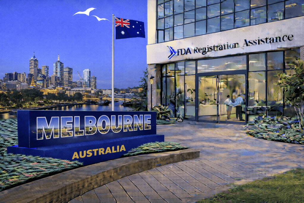 FDA registration and consulting for Melbourne, Australia exporters — drugs, biologics, supplements and food compliance