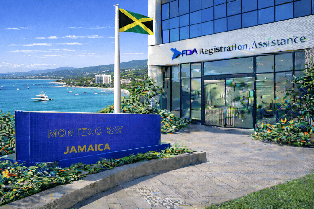 FDA registration and consulting for Montego Bay, Jamaica food, supplement, cosmetic, pharmaceutical and medical device exporters