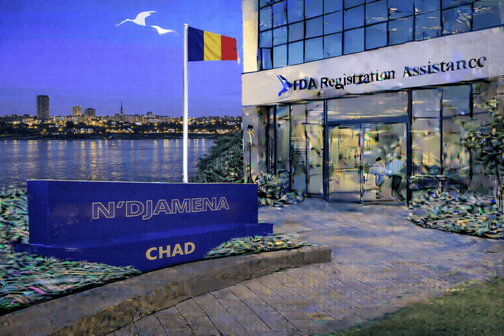 FDA registration and consulting for N’Djamena, Chad food, supplement, cosmetic, pharmaceutical and medical device exporters