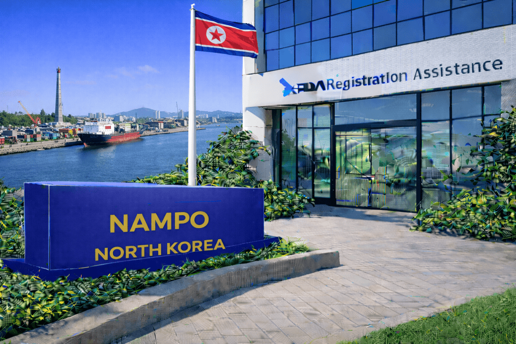 FDA registration and consulting for Nampo, North Korea food, supplement, cosmetic, pharmaceutical and medical device exporters