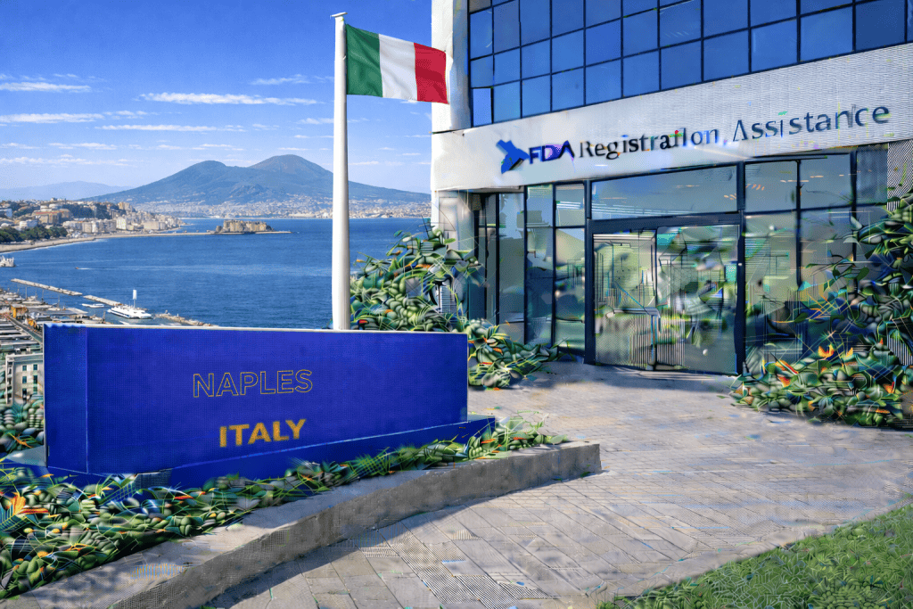 FDA registration and consulting for Naples, Italy food, supplement, cosmetic, pharmaceutical and medical device exporters