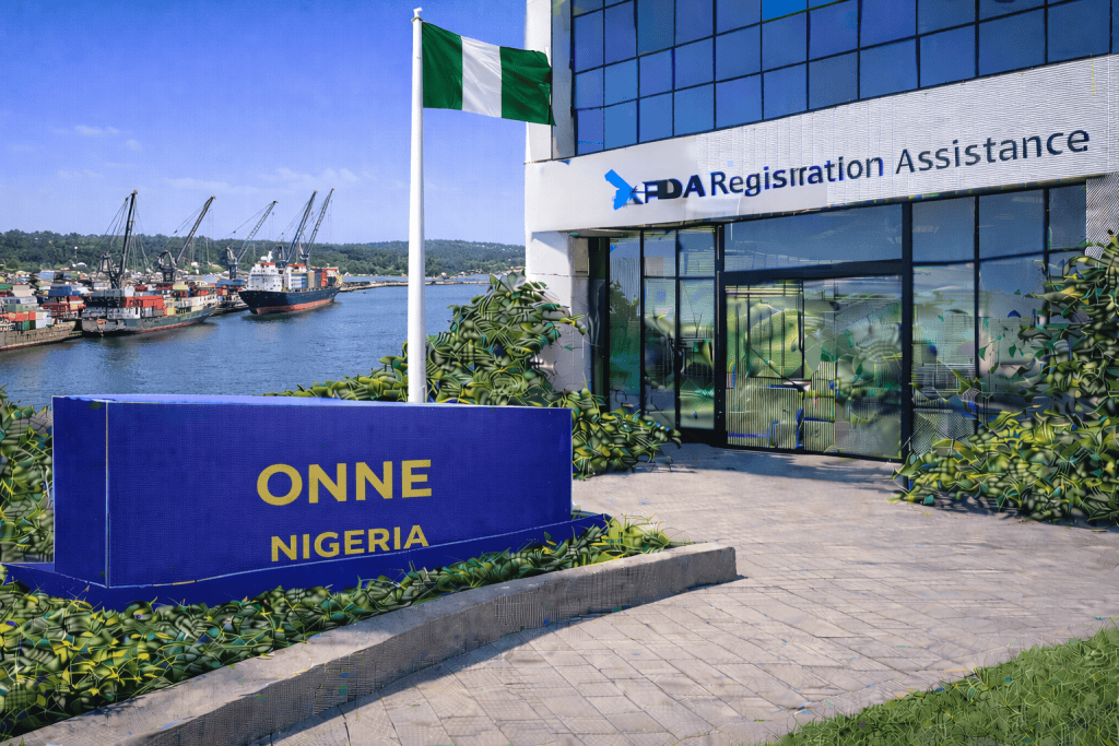 FDA registration and consulting for Onne, Nigeria food, supplement, cosmetic, pharmaceutical and medical device exporters