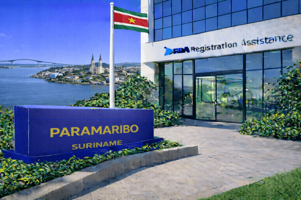 FDA registration and consulting for Paramaribo, Suriname food, supplement, cosmetic, pharmaceutical and medical device exporters