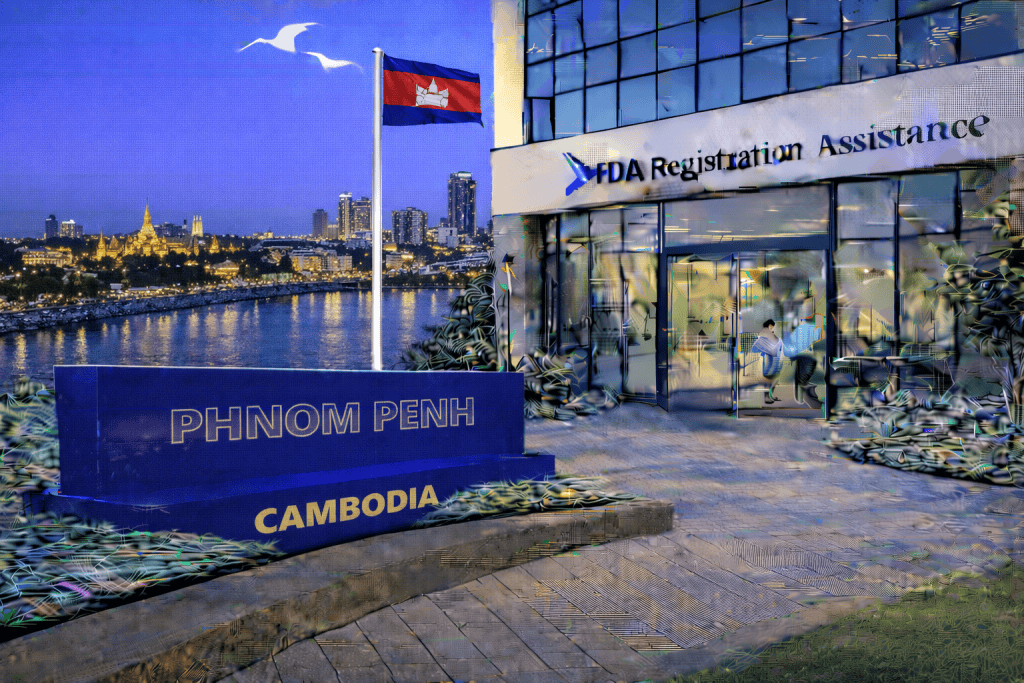 FDA registration and consulting for Phnom Penh, Cambodia food, supplement, cosmetic, pharmaceutical and medical device exporters