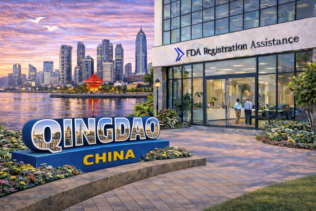 FDA registration and consulting for Qingdao, China food, supplement, cosmetic, pharmaceutical and medical device exporters