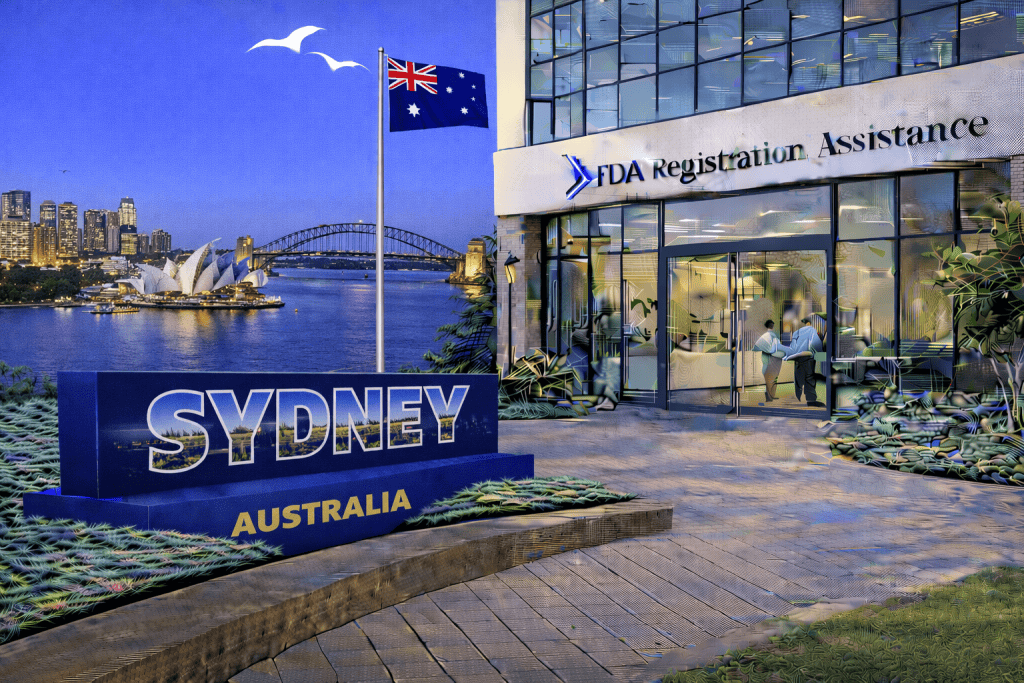 FDA registration and consulting for Sydney, Australia exporters — medical devices, pharma, supplements and food compliance