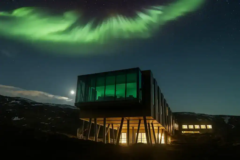 The incredible ION adventure hotel under the Northern Lights