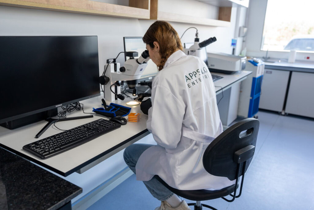 vera clinic and appsilon enterprise collaboration cvd lab grown diamond micro examining